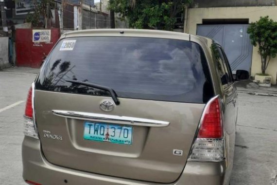 Beige Toyota Innova 2012 for sale in Manila