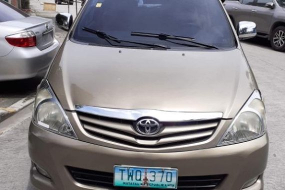 Beige Toyota Innova 2012 for sale in Manila