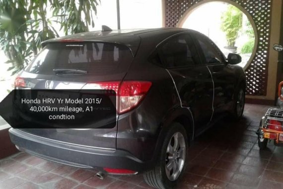 Selling Silver Honda HR-V 2015 in Manila