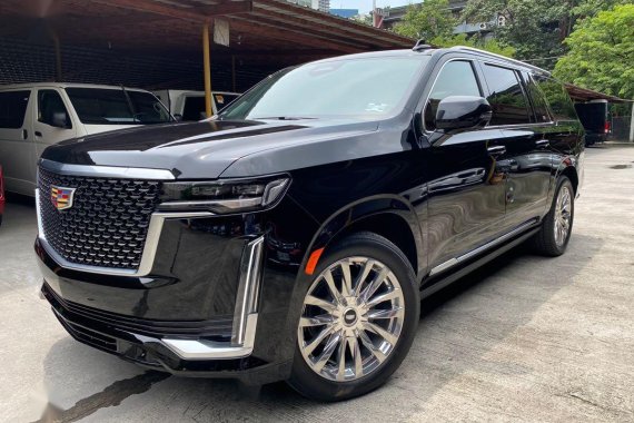 Black Cadillac Escalade ESV 2021 for sale in Pasig