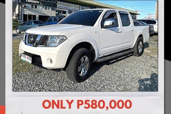 White Nissan Frontier Navara 2010 for sale in Mandaue