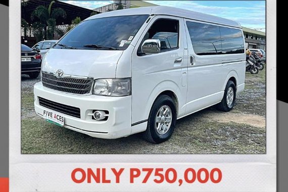 White Toyota Hiace 2007 for sale in Mandaue