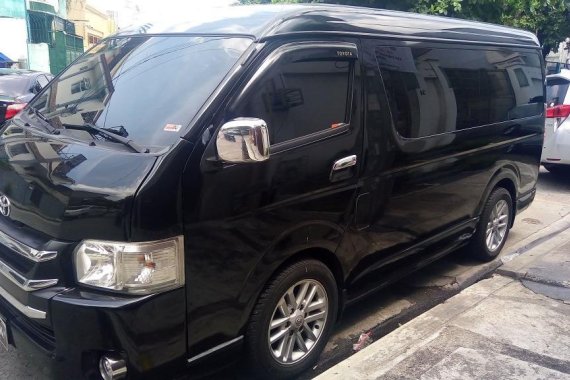 Black Toyota Hiace 2016 for sale in Quezon