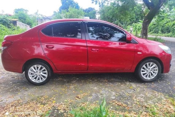 Selling Red Mitsubishi Mirage 2017 in San Jose del Monte