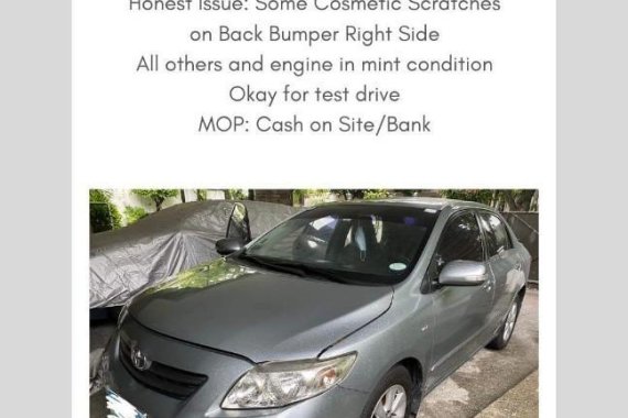 Selling Silver Toyota Corolla Altis 2010 in Pasig