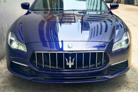 Blue Maserati Quattroporte 2018 for sale in Makati