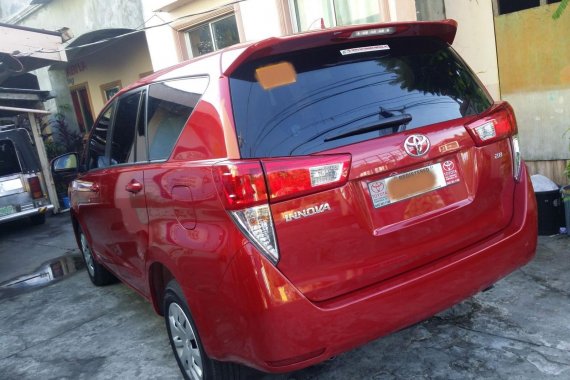 Red 2018 Toyota Innova SUV second hand for sale