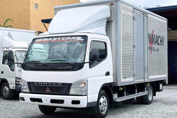 2021 FUSO CANTER ALUMINUM CLOSED VAN 14.5FT WIDE WITH POWER LIFTER MOLYE