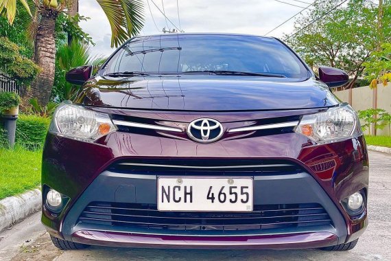 Red Toyota Vios 2016 for sale in Angeles