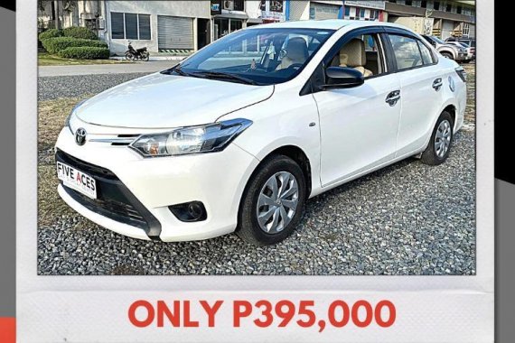 Selling Pearl White Toyota Vios 2016 in Mandaue