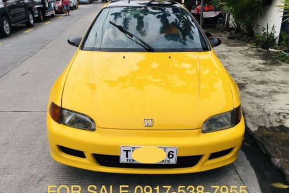 Yellow Honda Civic 1992 for sale in Pasay