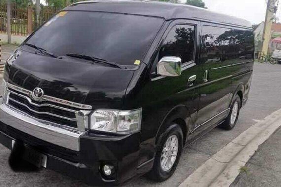 Black Toyota Hiace Super Grandia 2019 for sale in Quezon