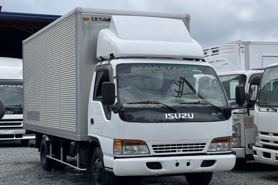 2021 ISUZU ELF ALUMINUM CLOSED VAN 17FT NPR WITH POWER LIFTER MOLYE 6 STUD 4HJ1 ENGINE