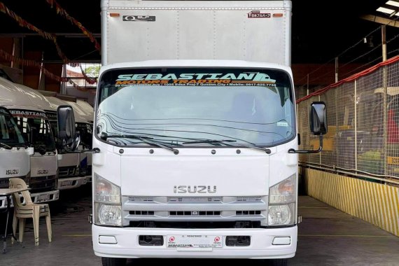 2021 ISUZU ELF ALUMINUM  CLOSED VAN 14.5FT N-SERIES NPR 4JJ1 ENGINE TURBO