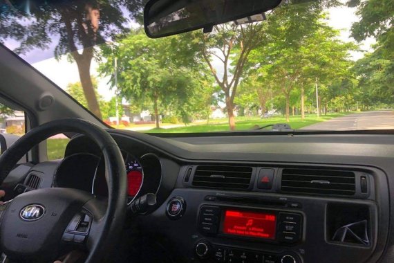 White Kia Rio 2014 for sale in Las Piñas