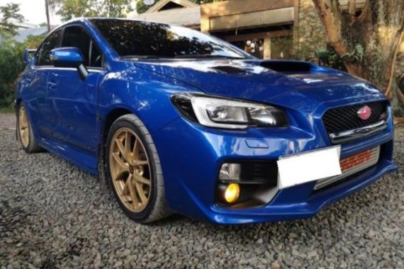 Blue Subaru WRX 2015 for sale in Cebu