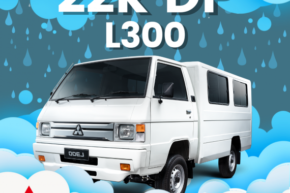 Hot deal! Get this 2021 Mitsubishi L300 Cab and Chassis 2.2 MT with only 18,984
