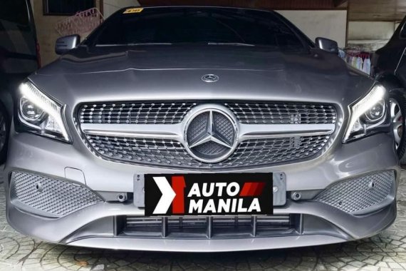 Grey Mercedes-Benz CLA 180 2018 for sale in Manila