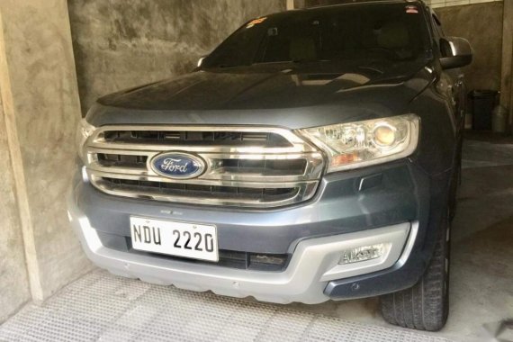 Grey Ford Everest 2016 for sale in Las Piñas