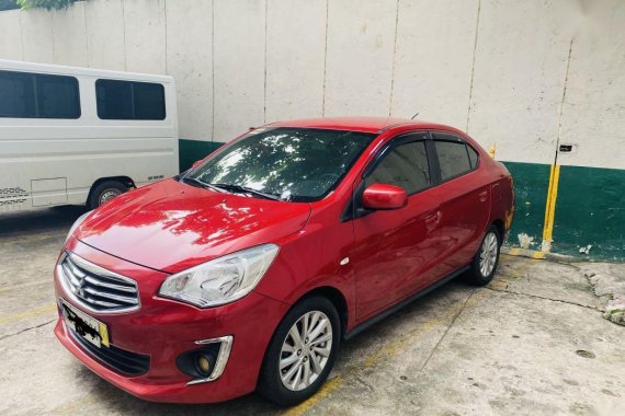 Red Mitsubishi Mirage 2017 for sale in Caloocan