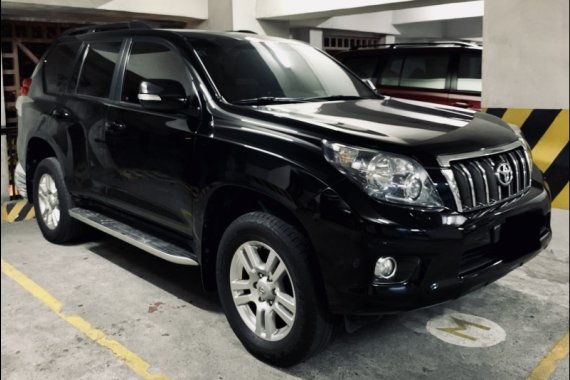 Black Toyota Land Cruiser Prado 2012 in Pasig