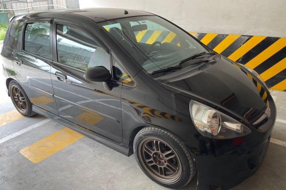 Black Honda Jazz 2007 for sale in Calamba