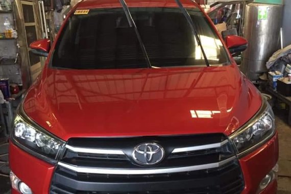 Red Toyota Innova 2018 for sale in Imus