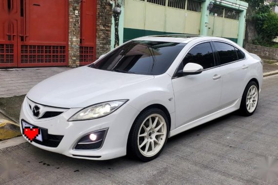 Pearl White Mazda 6 2011 for sale in Automatic