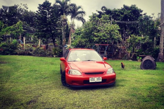 Selling Orange Honda Civic 1996 in Batangas