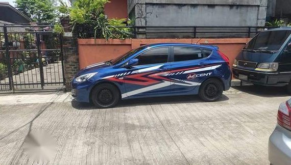 Blue Hyundai Accent 2017 for sale in Antipolo