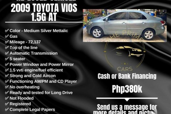 Silver Toyota Vios 2009 for sale in Quezon