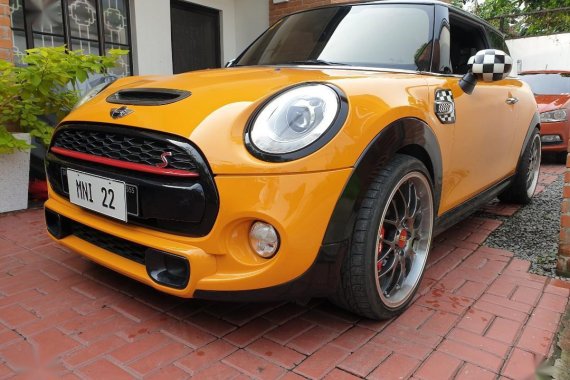 Yellow Mini Cooper S 2015 for sale in Cainta