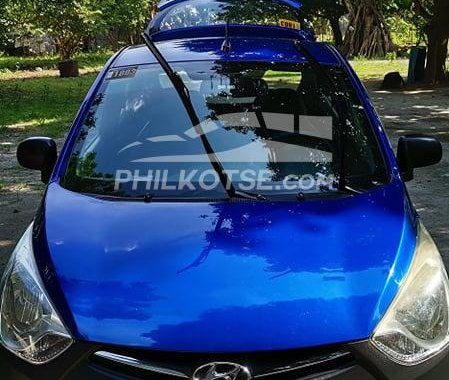 Selling used 2014 Hyundai Eon  0.8 GLX 5 M/T (Blue) in Good Condition