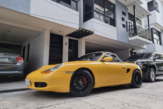 Yellow Porsche Boxster 1998 for sale in Quezon