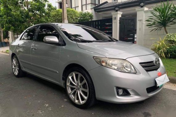 Brightsilver Toyota Corolla Altis 2009 for sale in San Juan