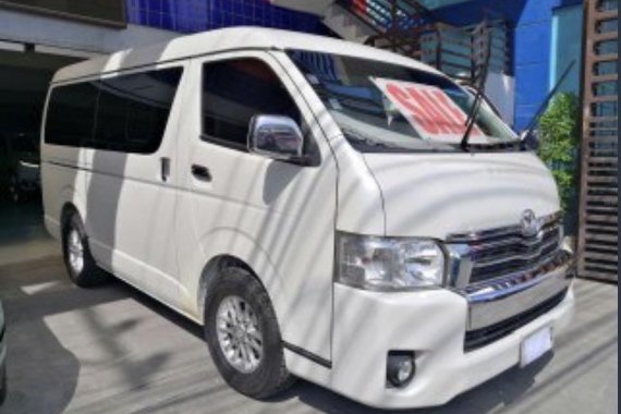 Pearl White Toyota Hiace Super Grandia 2015 for sale in Imus