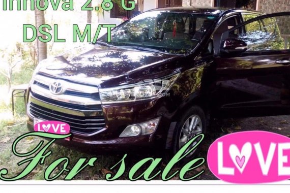 2017 Toyota Innova MPV second hand for sale 