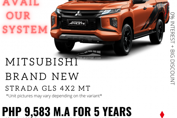 BRANDNEW MITSUBISHI STRADA P9,583 per month ONLY!!!