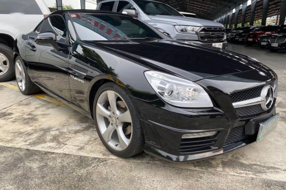 Black Mercedes-Benz SLK200 2012 for sale in Manila