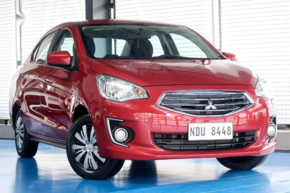 Selling Red Mitsubishi Mirage 2016 in Quezon City
