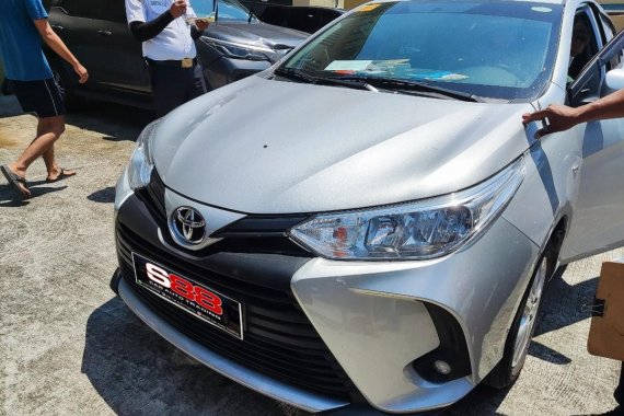 Pearl White Toyota Vios 2021 for sale in Quezon