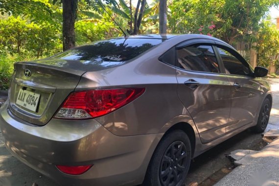 Grey Hyundai Accent 2014 for sale in Automatic