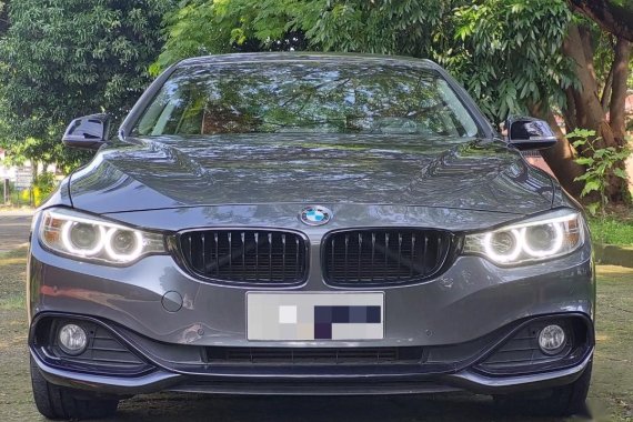 Grey BMW 420D 2015 for sale in Quezon 