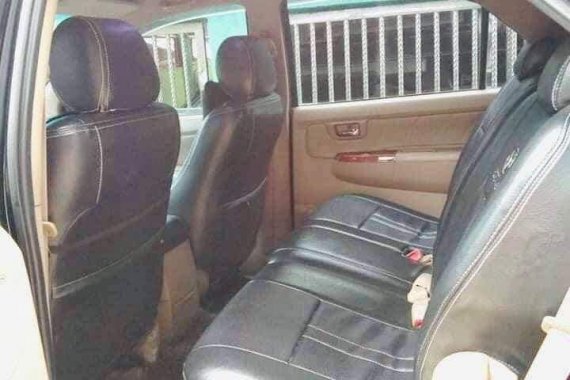 Black Toyota Fortuner 2008 for sale in Valenzuela