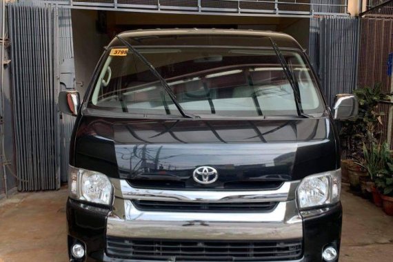 Black Toyota Hiace 2016 for sale in Manual