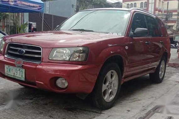 Sell Red 2004 Subaru Forester in Quezon City