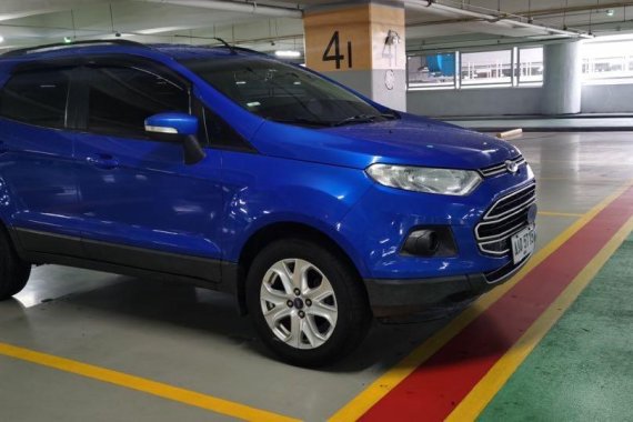 Blue Ford Ecosport 2014 for sale in Manual