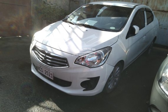 RUSH sale! Pearlwhite 2018 Mitsubishi Mirage at cheap price