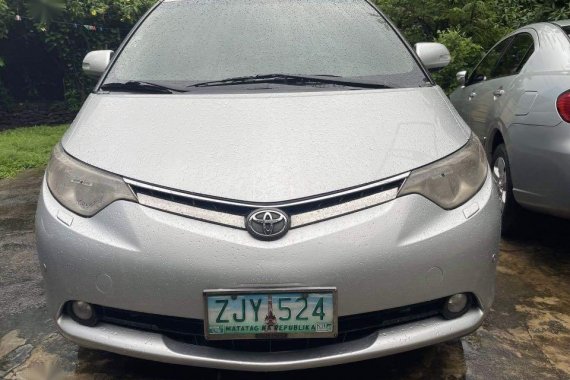 Pearl White Toyota Previa 2007 for sale in Quezon City