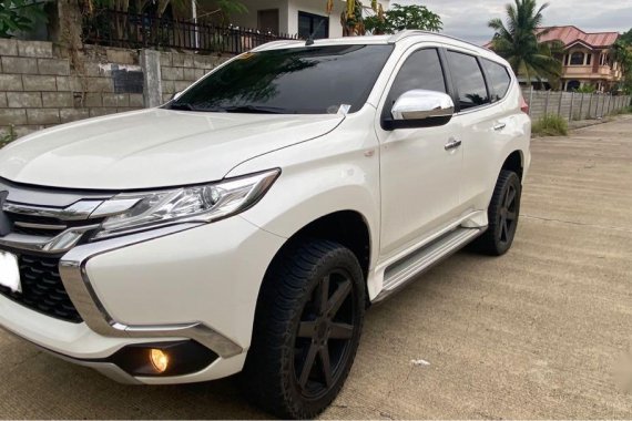 Pearl White Mitsubishi Montero Sport 2018 for sale in Cagayan de Oro